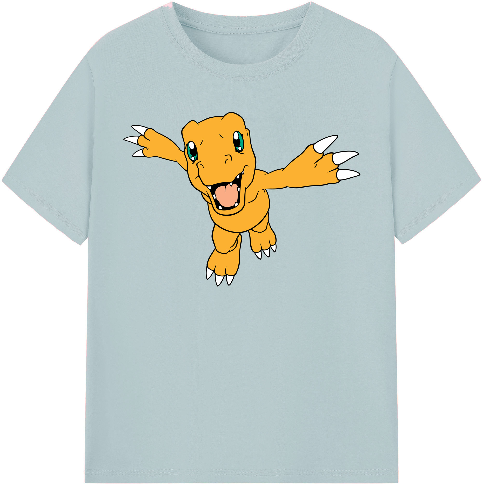 （画像用） Digimon デジタルモンスター/デジモン 綿100％半袖Tシャツ（フロントプリント）